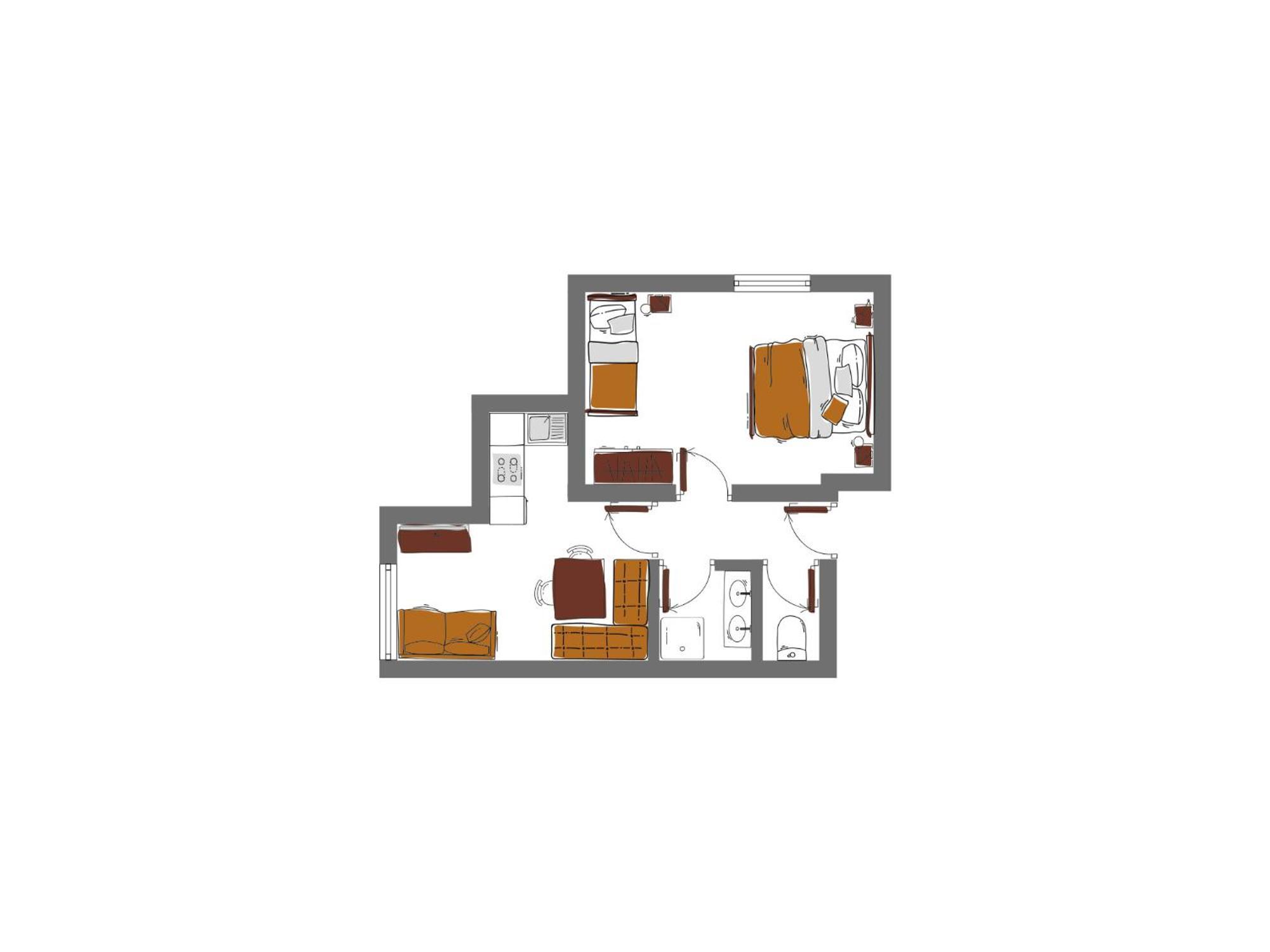 Schoenblick - Gurgl B&B Обергургль Номер фото
